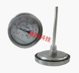 Axial thermometer