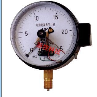 Electric contact pressure gauge